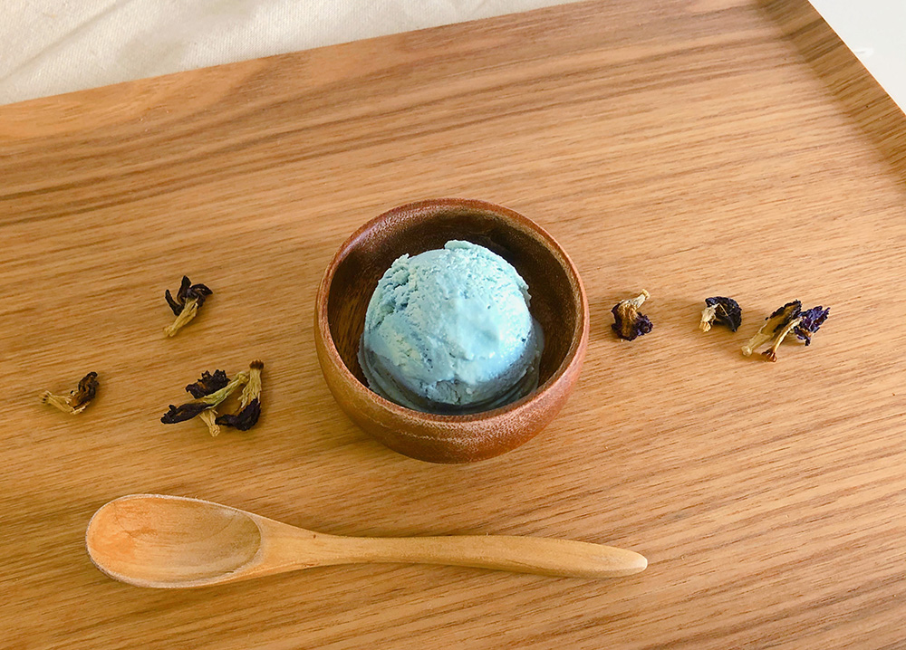 Blue ice cream recipe example