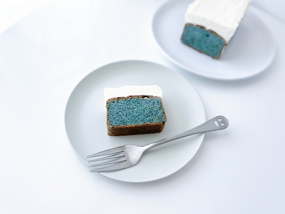 Blue pound cake recipe example