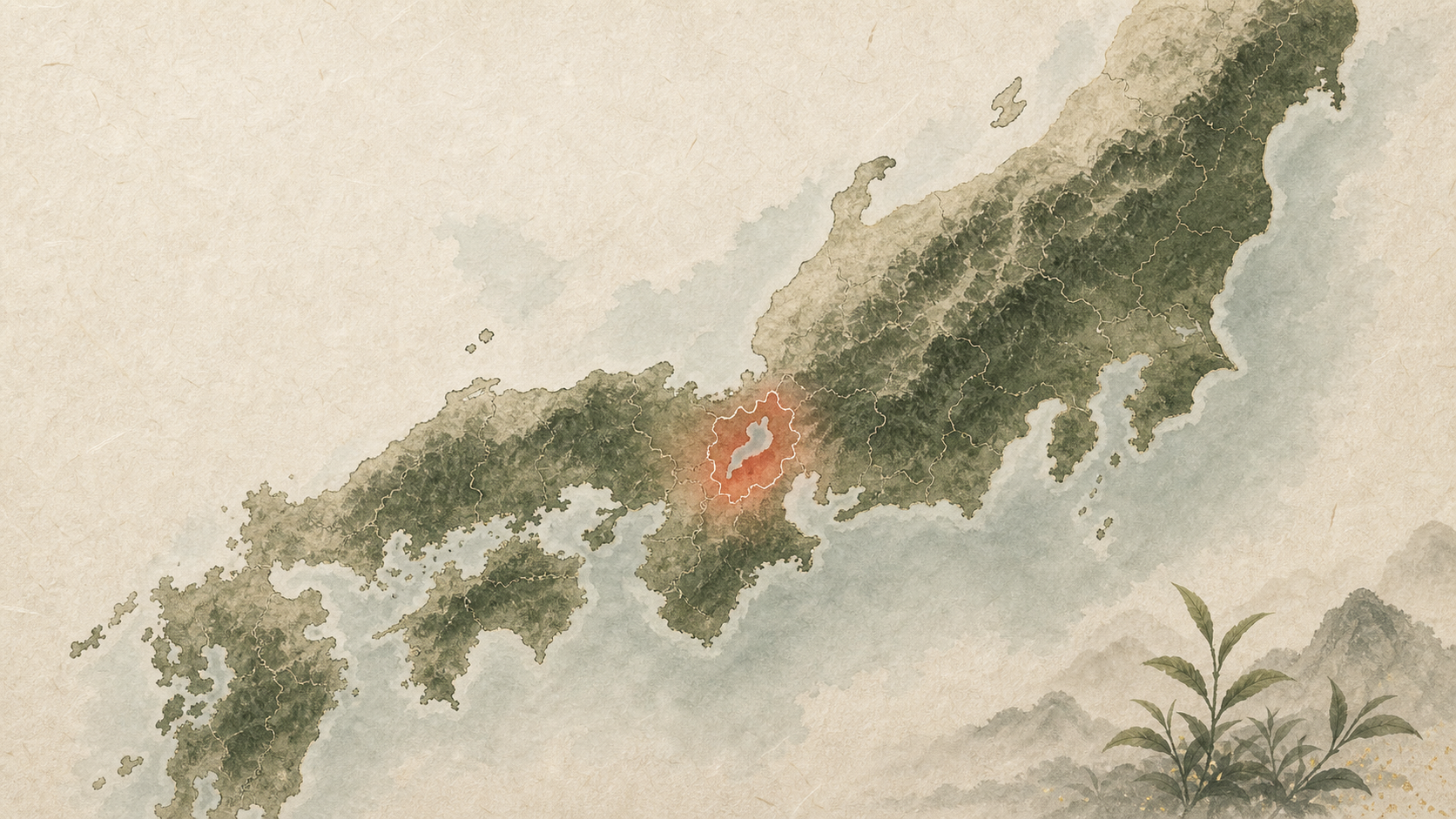 Shiga and Ohmi location map