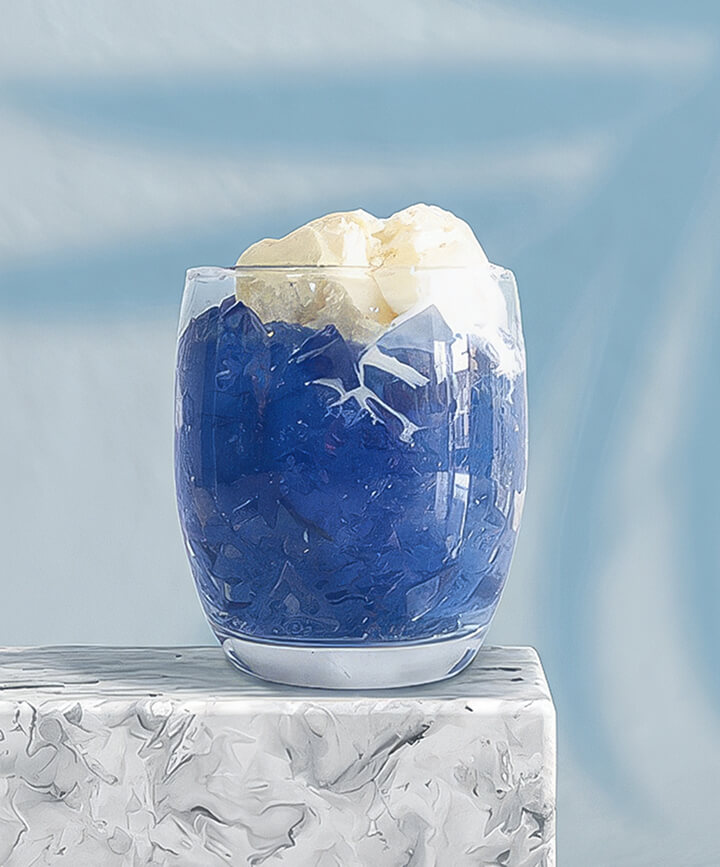 Blue frappuccino
